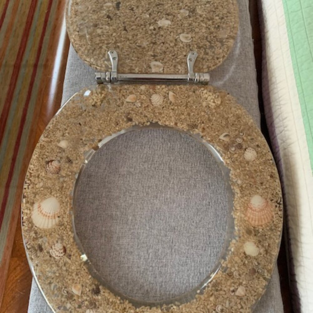 Sea Isle Coastal Decorative Toilet Seat